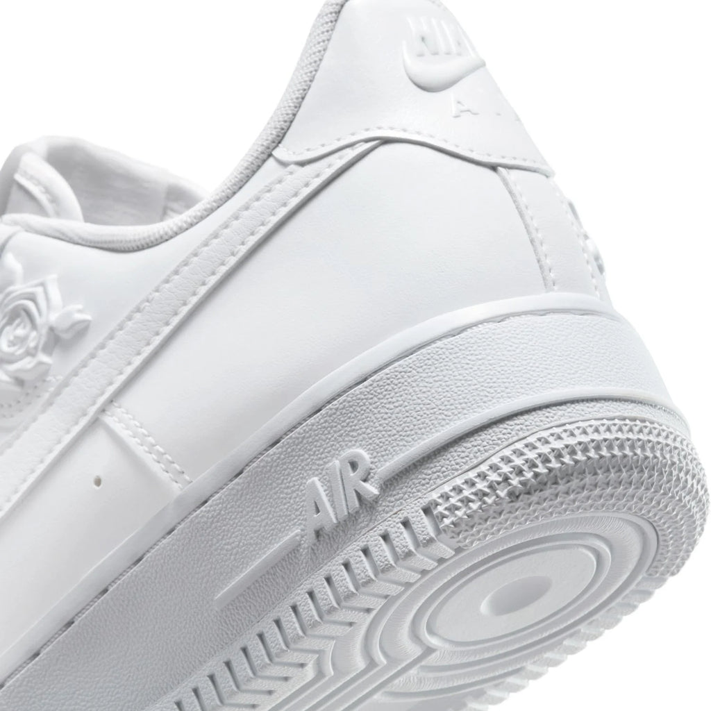 Nike Air Force 1 Low White Sneakers with Floral Details