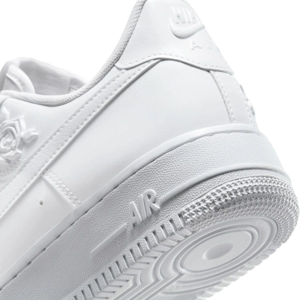 Nike Air Force 1 Low White Sneakers with Floral Details