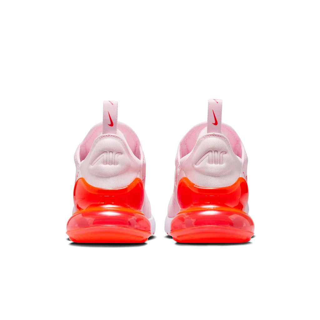 Nike Air Max 270 Light Pink Sneakers with Bright Coral Accents