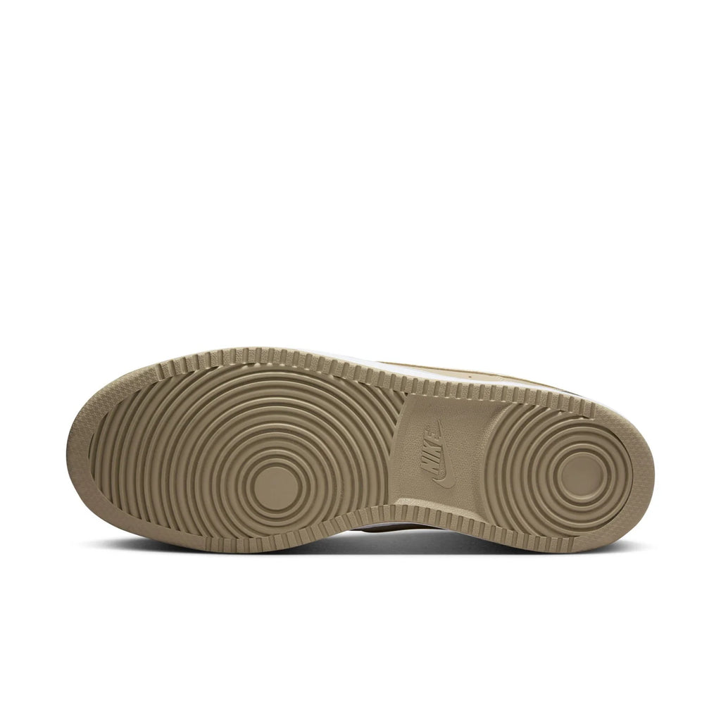 Nike Court Vision Low Beige Sneakers with Cream Swoosh
