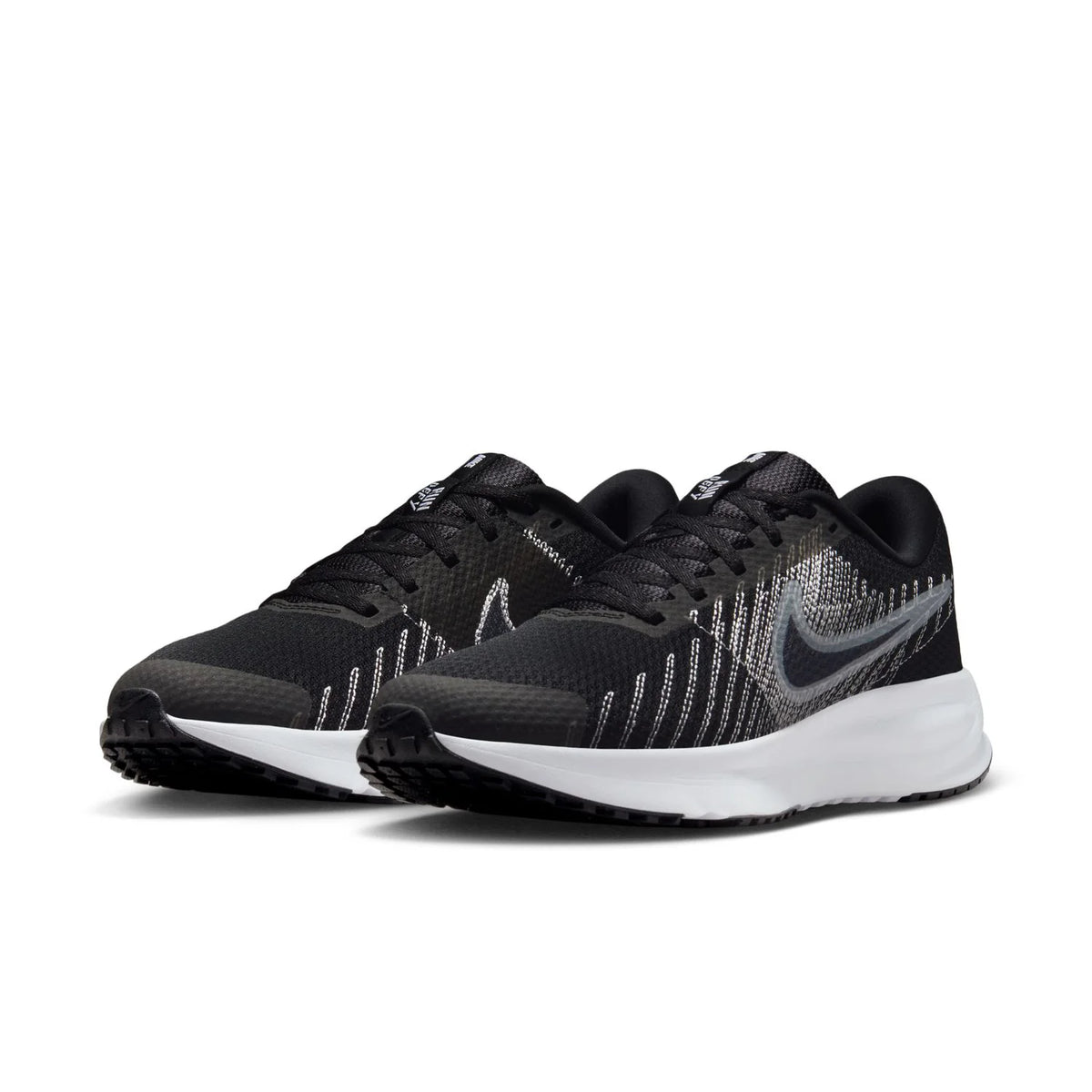Nike Run Defy Black and White Running Shoes