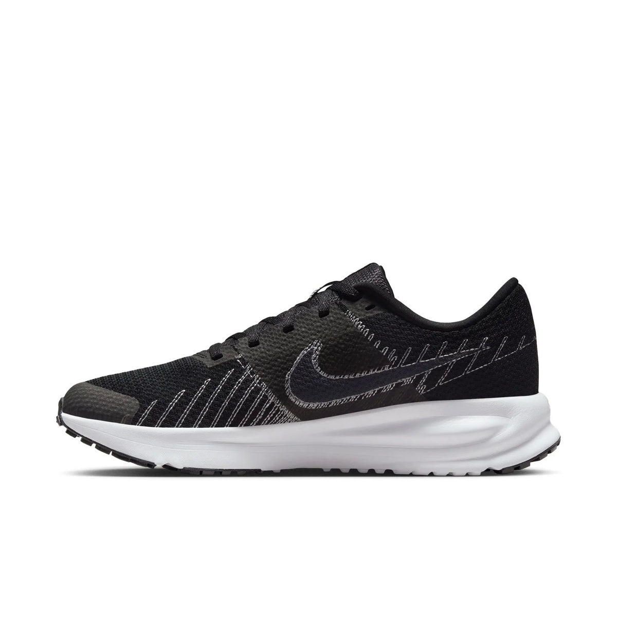 Nike Run Defy Black and White Running Shoes