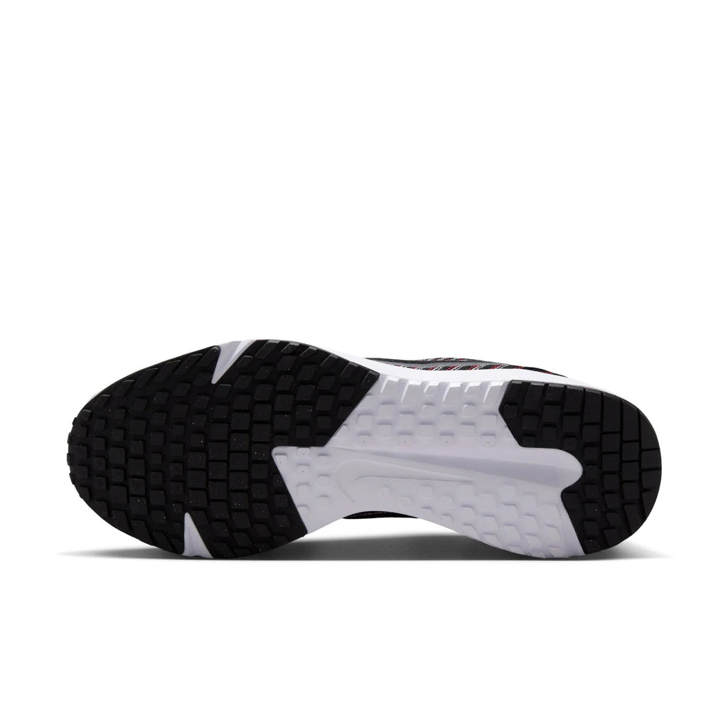 Nike Black Sneakers with Red and White Line Details
