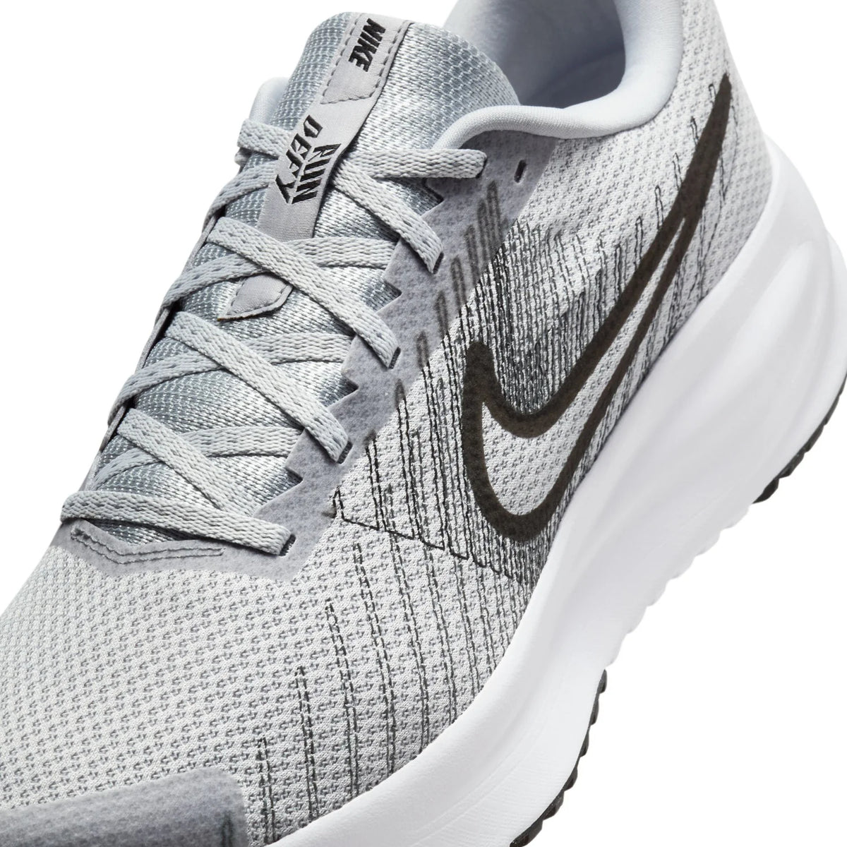 Nike Run Defy Gray and White Running Shoes