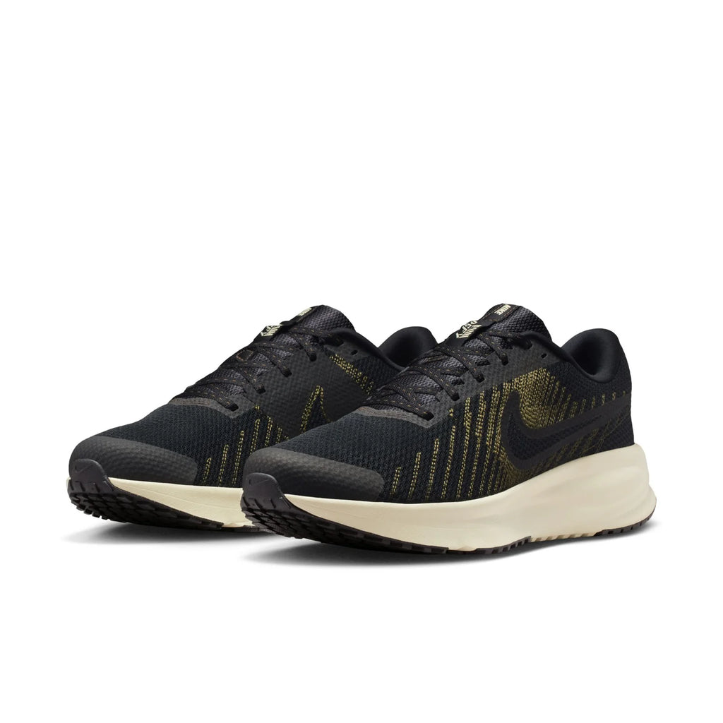 Nike Run Defy Black Running Shoes with Cream Sole