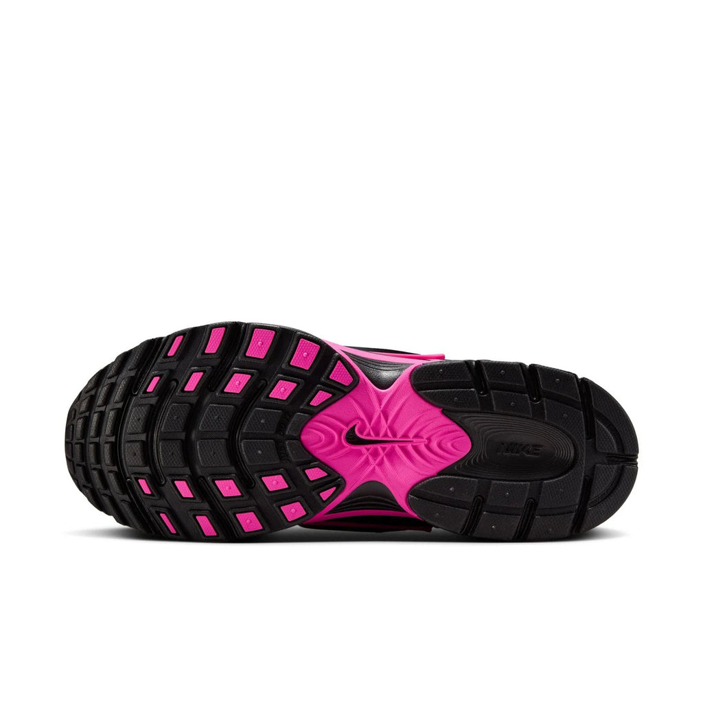 Nike Black Mesh Sneakers with Bright Pink Accents