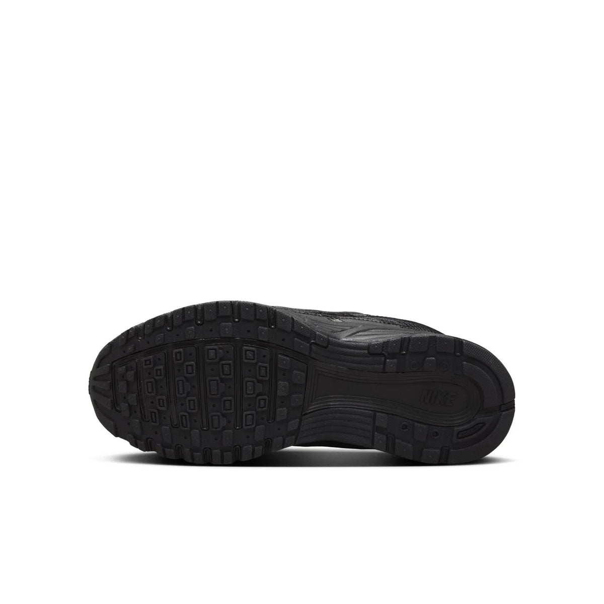 Nike All-Black Layered Mesh Sneakers with Chunky Sole