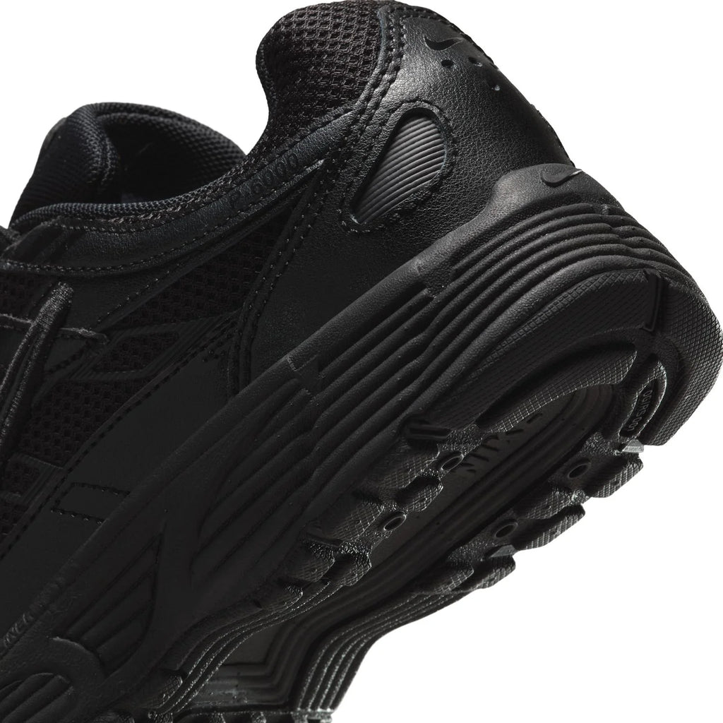 Nike All-Black Layered Mesh Sneakers with Chunky Sole