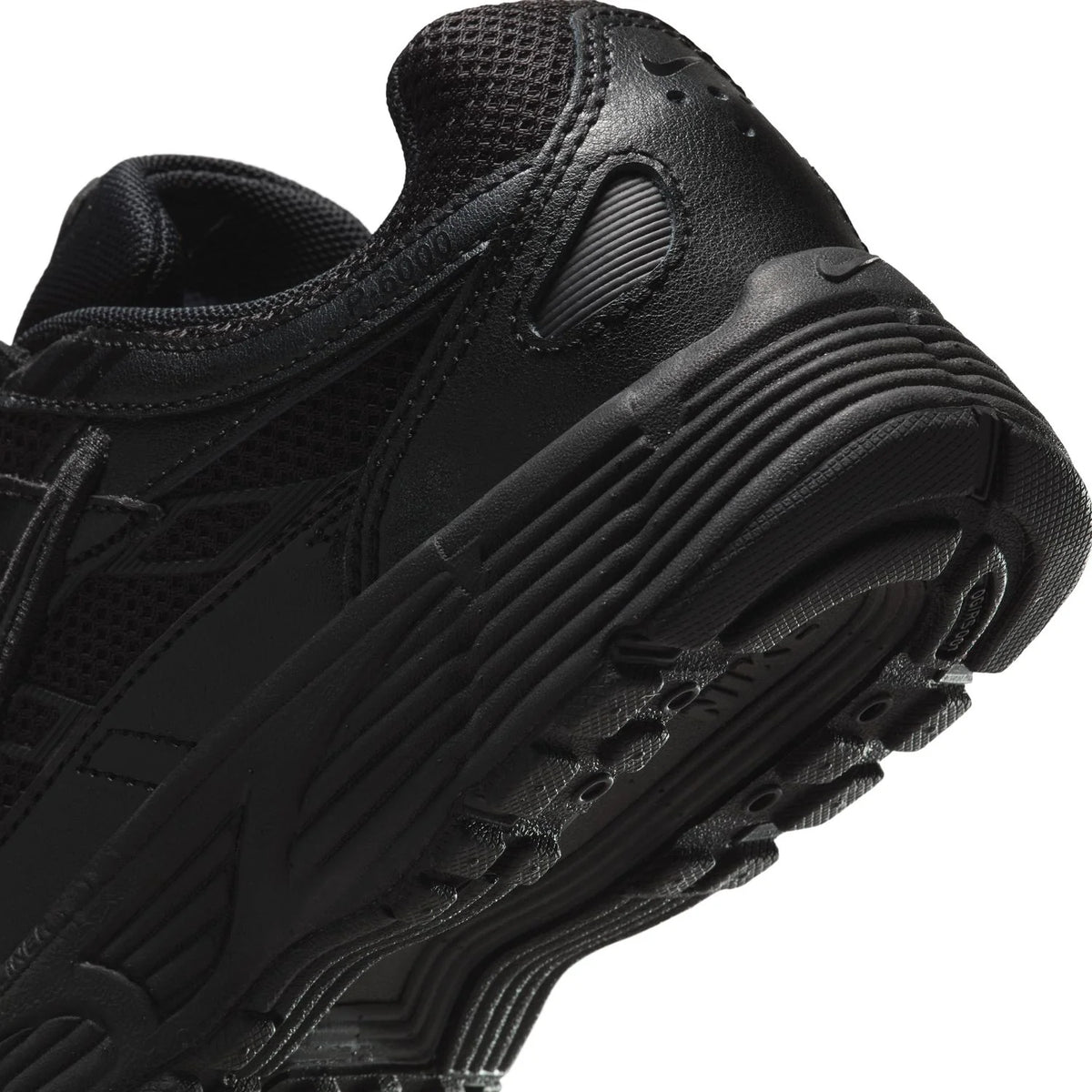 Nike All-Black Layered Mesh Sneakers with Chunky Sole