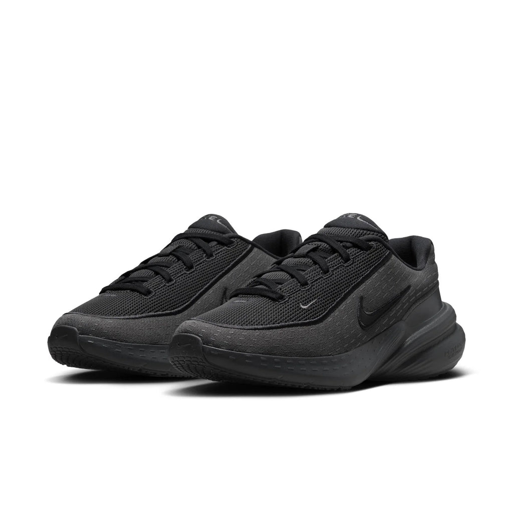 Nike All-Black Mesh Sneakers with Sculpted Sole