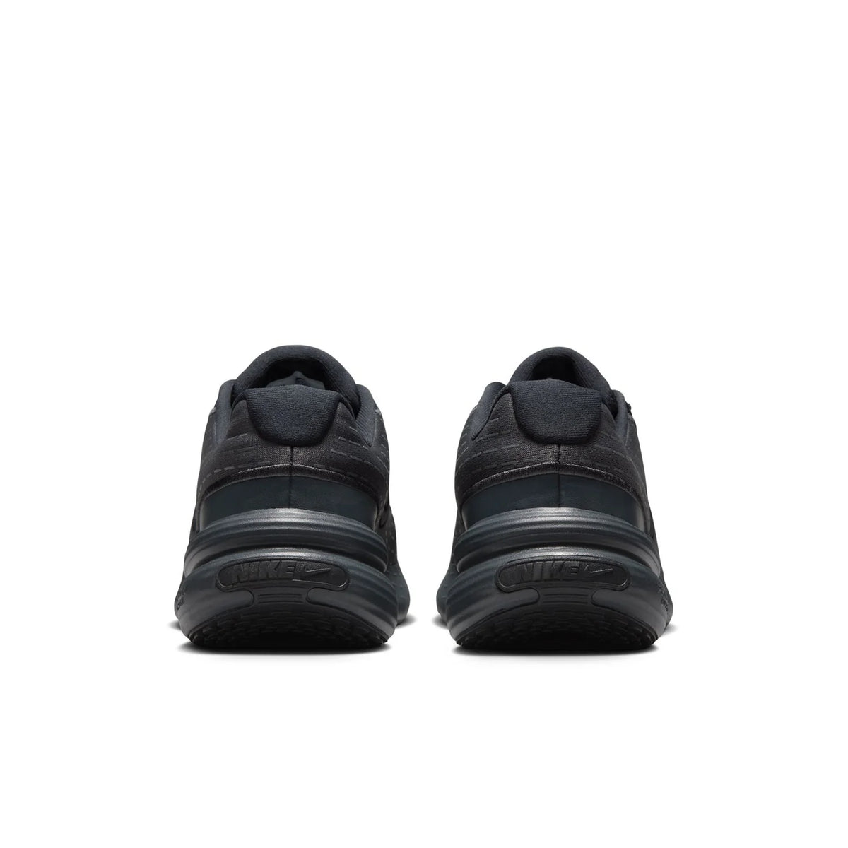Nike All-Black Mesh Sneakers with Sculpted Sole