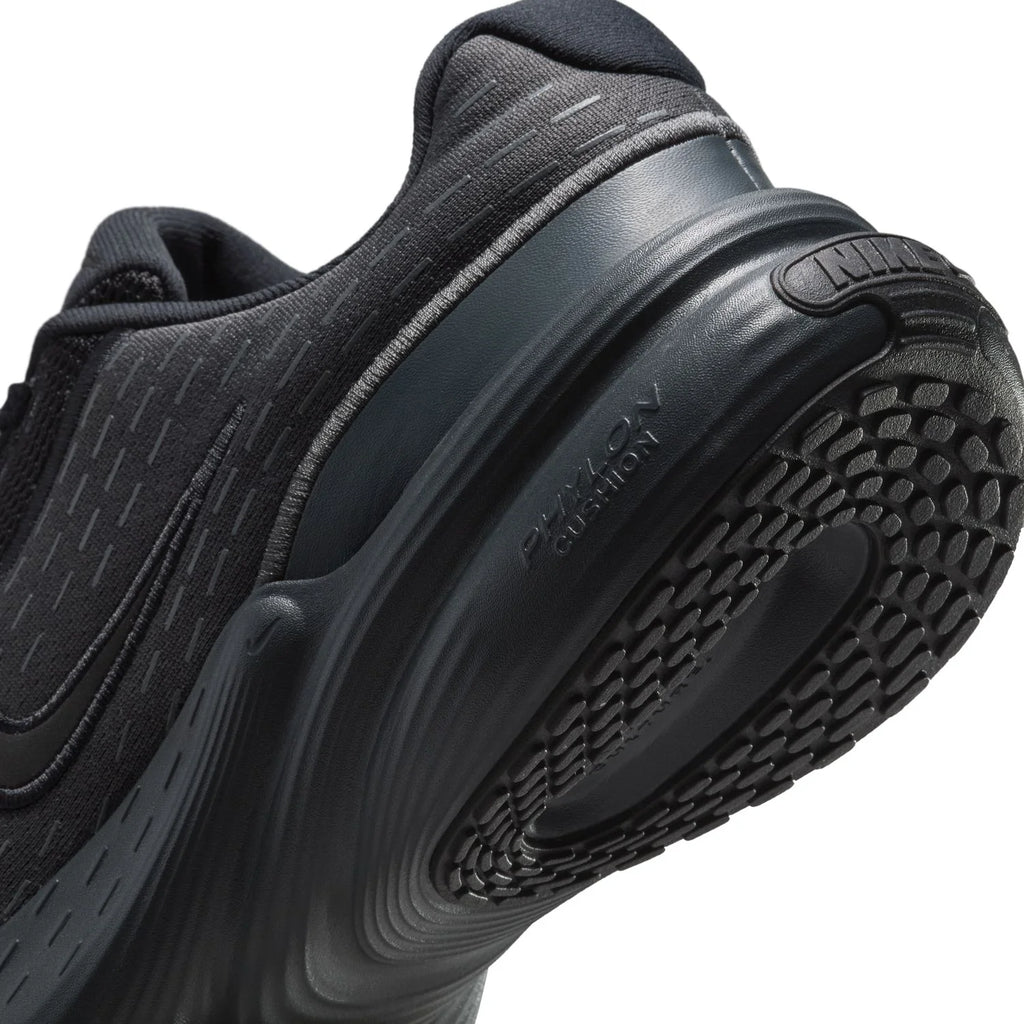 Nike All-Black Mesh Sneakers with Sculpted Sole
