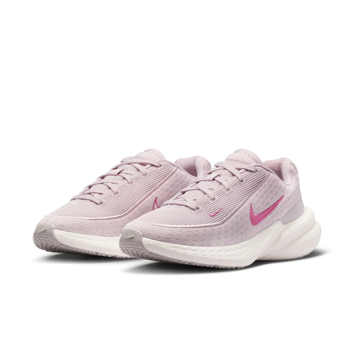 Nike Light Pink Sneakers with Bright Pink Swoosh