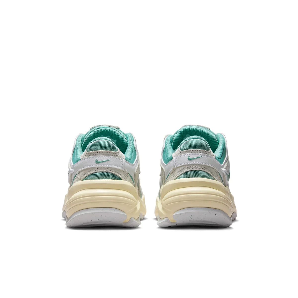 Nike Mint Green and Light Grey Chunky Sneakers