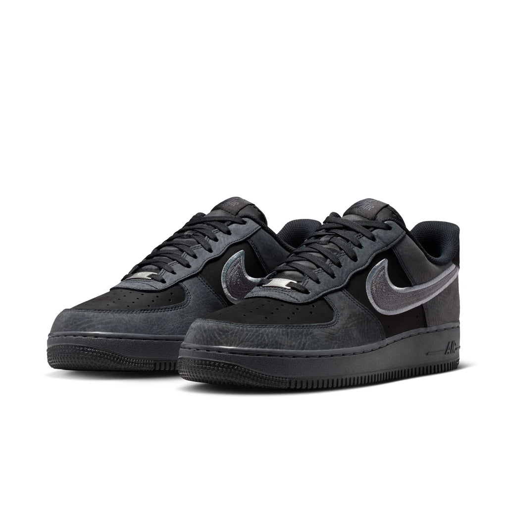 Nike Air Force 1 Low Black and Gray Sneakers
