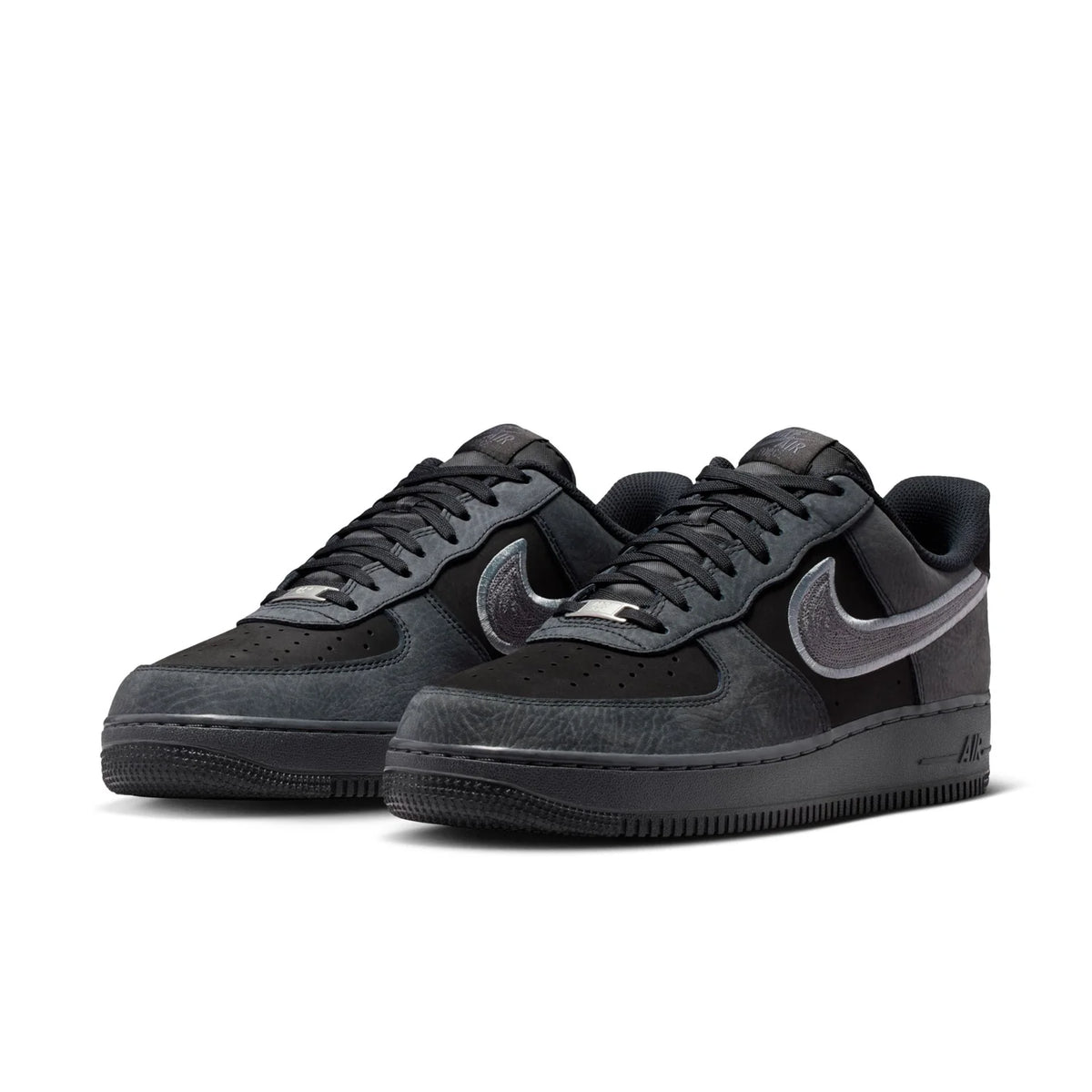 Nike Air Force 1 Low Black and Gray Sneakers