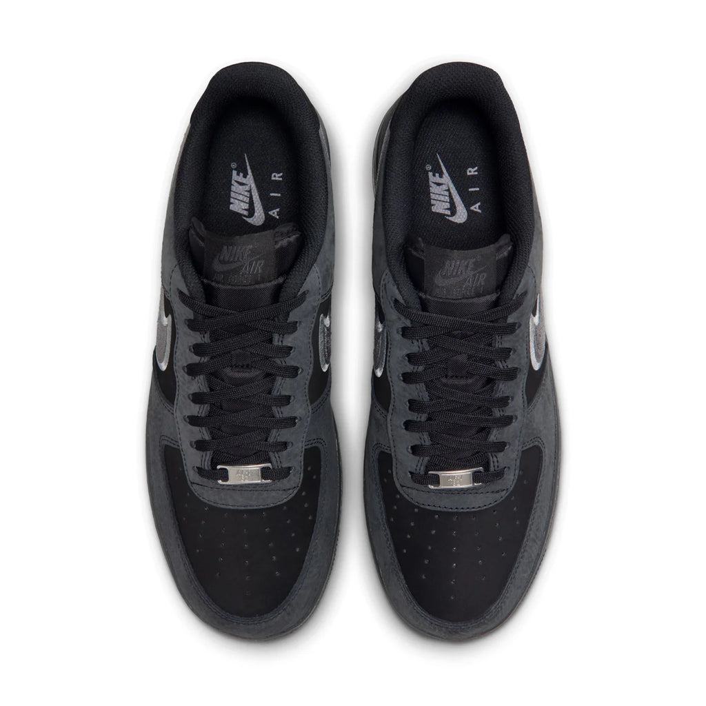 Nike Air Force 1 Low Black and Gray Sneakers