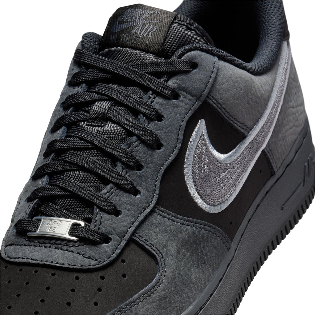 Nike Air Force 1 Low Black and Gray Sneakers
