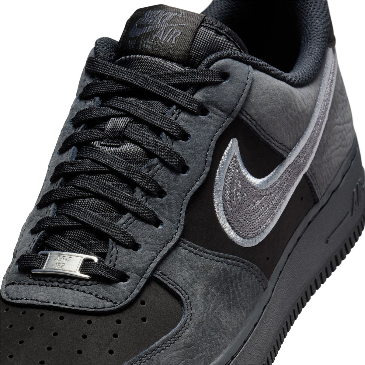 Nike Air Force 1 Low Black and Gray Sneakers