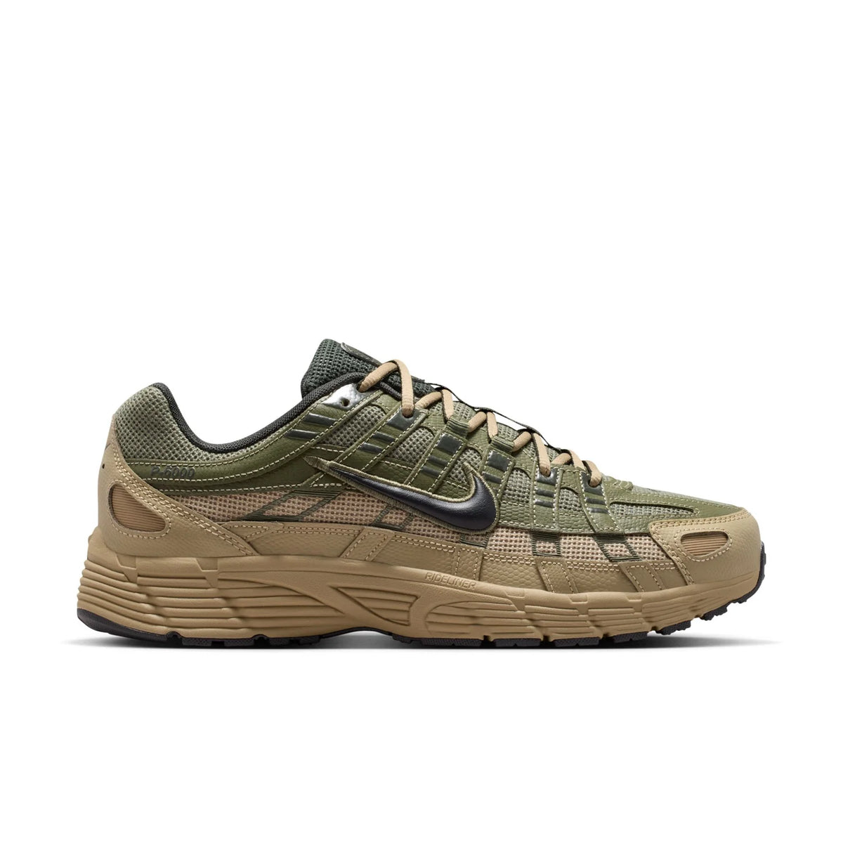 Nike Olive Green and Tan Chunky Sneakers