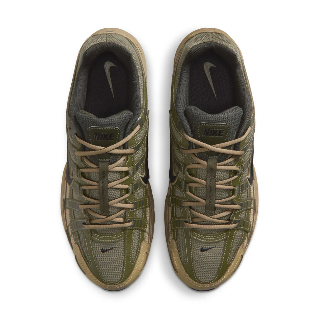 Nike Olive Green and Tan Chunky Sneakers