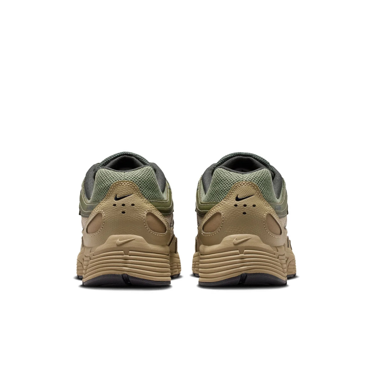 Nike Olive Green and Tan Chunky Sneakers