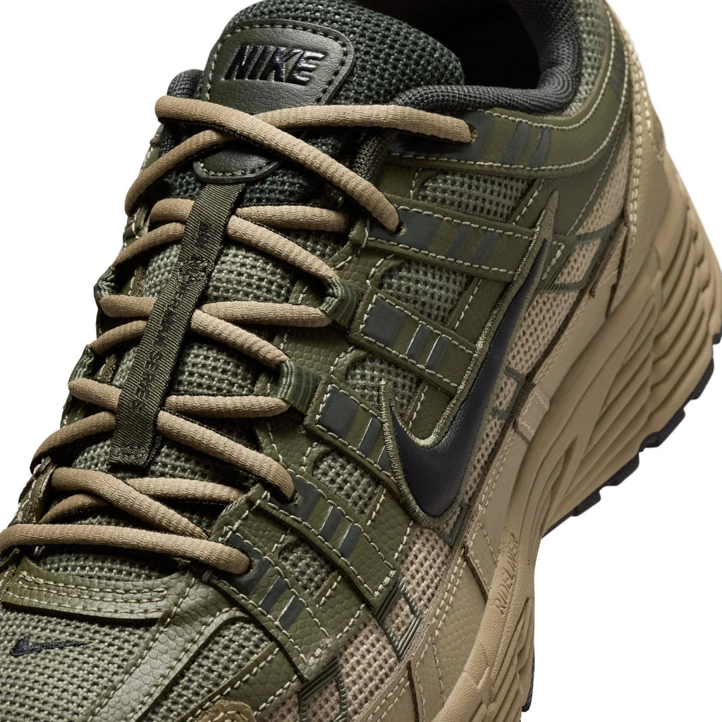 Nike Olive Green and Tan Chunky Sneakers