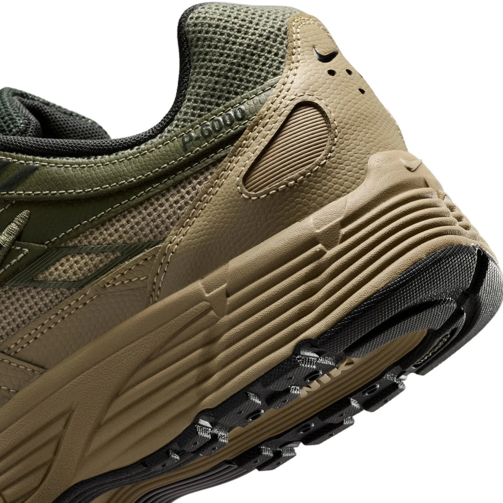 Nike Olive Green and Tan Chunky Sneakers