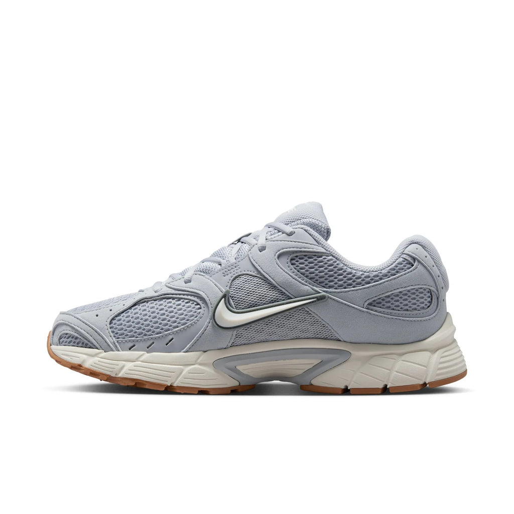 Nike Light Grey Mesh Sneakers with Gum Outsole