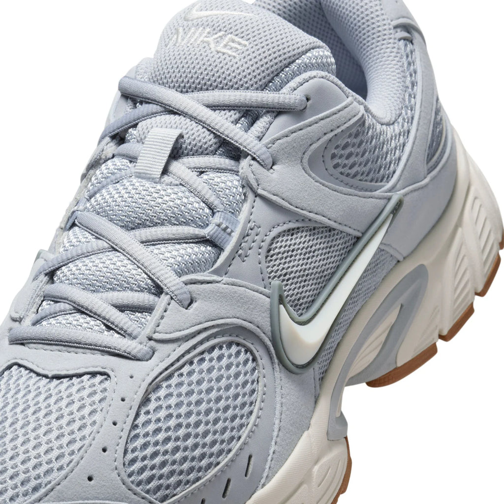 Nike Light Grey Mesh Sneakers with Gum Outsole