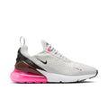 Nike Air Max 270 Light Gray Sneakers with Pink Air Unit