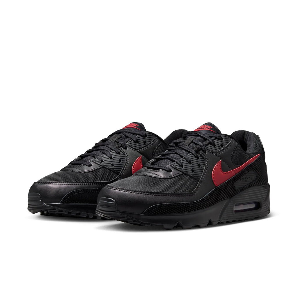 Nike Air Max 90 Black and Red Sneakers
