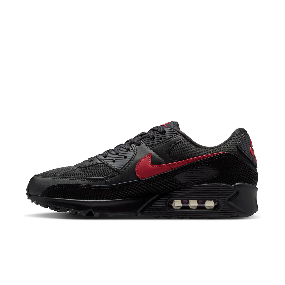 Nike Air Max 90 Black and Red Sneakers