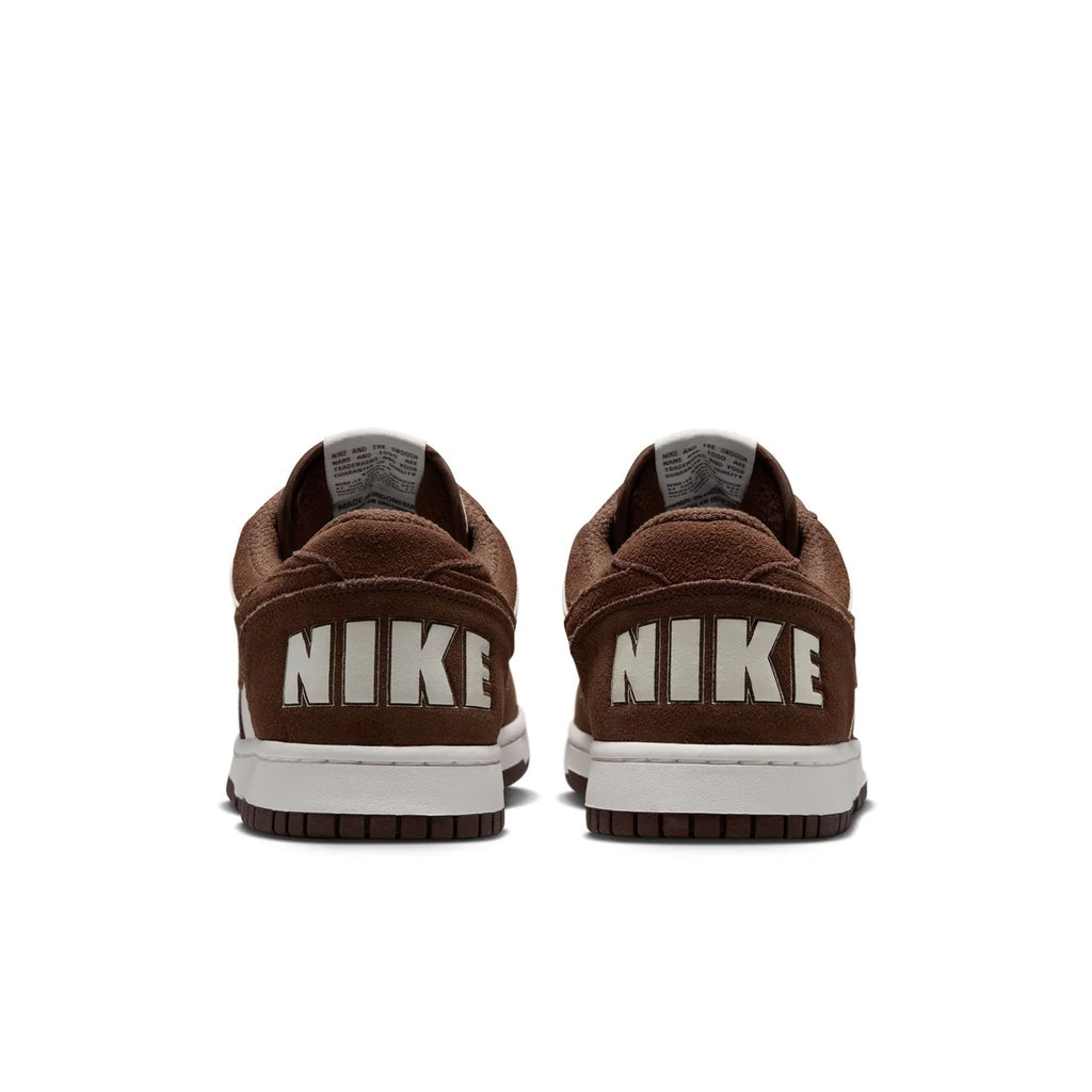 Nike Brown and White Low-Top Sneakers