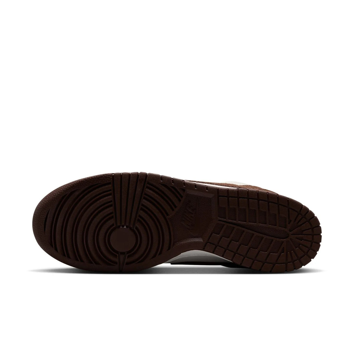 Nike Brown and White Low-Top Sneakers