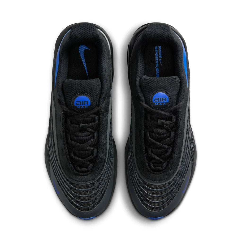 Nike Air Max Black Sneakers with Blue Accents