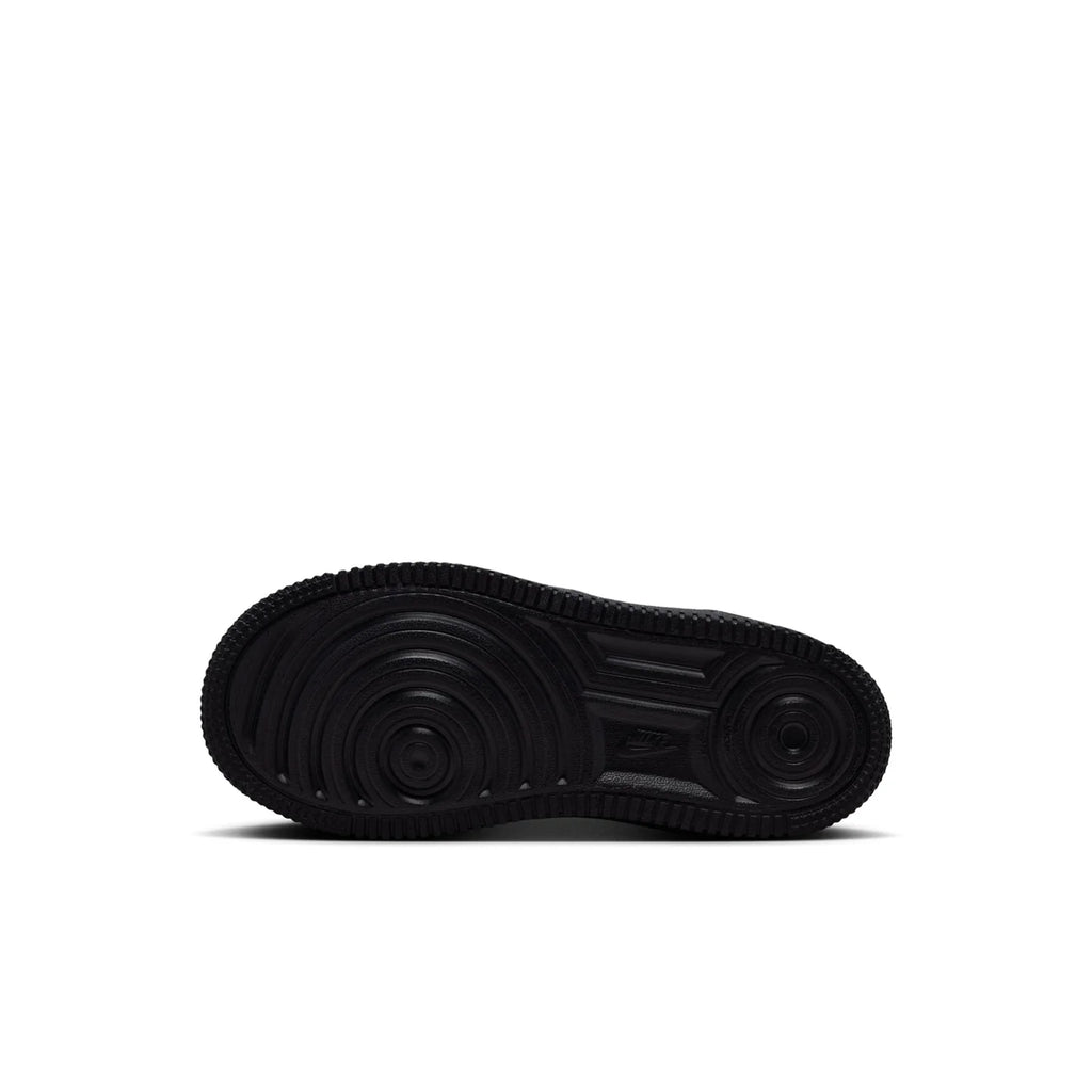 Nike Air Force 1 Low Black Sneakers with Leopard Print Swoosh