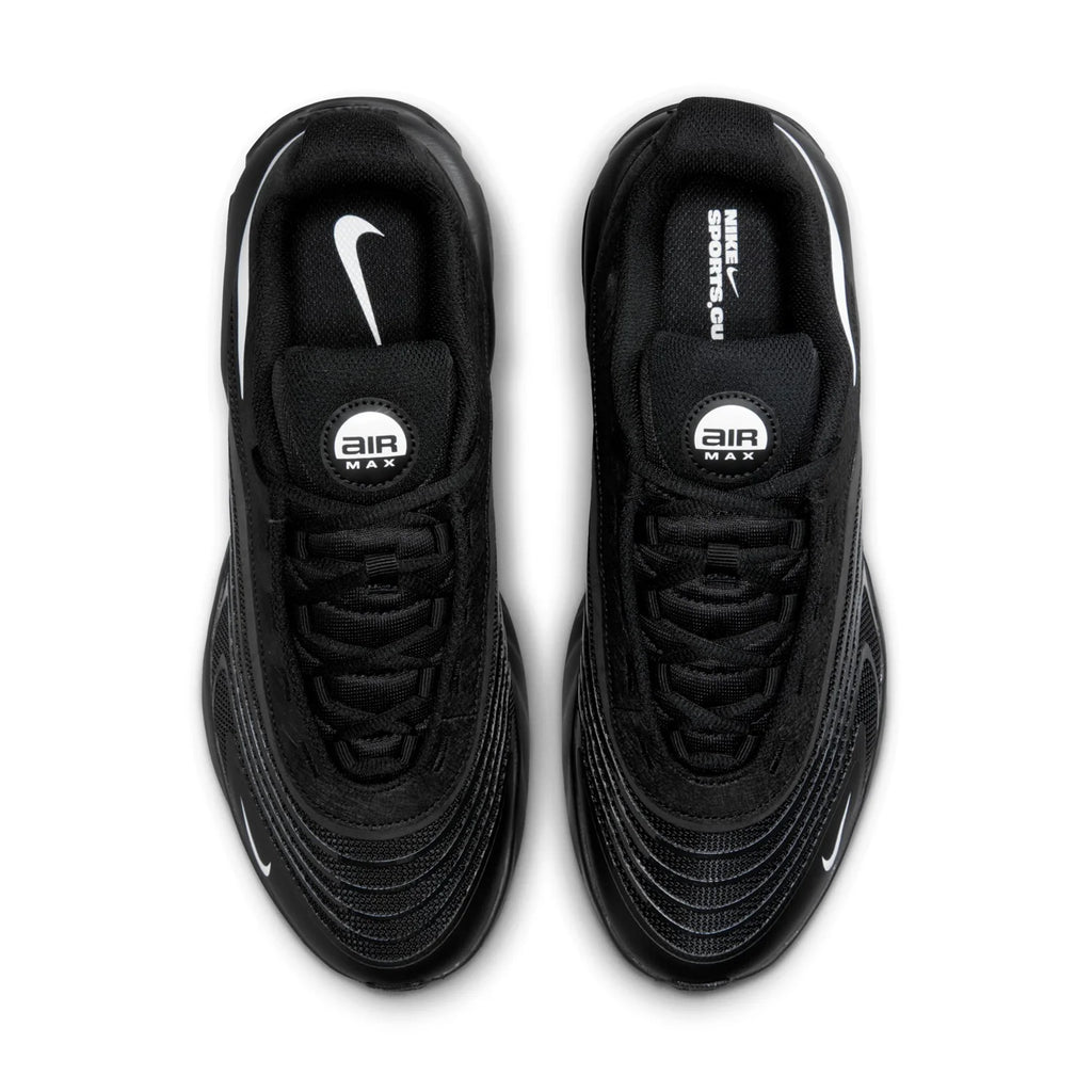 Nike Air Max Black Sneakers with White Swoosh Accents