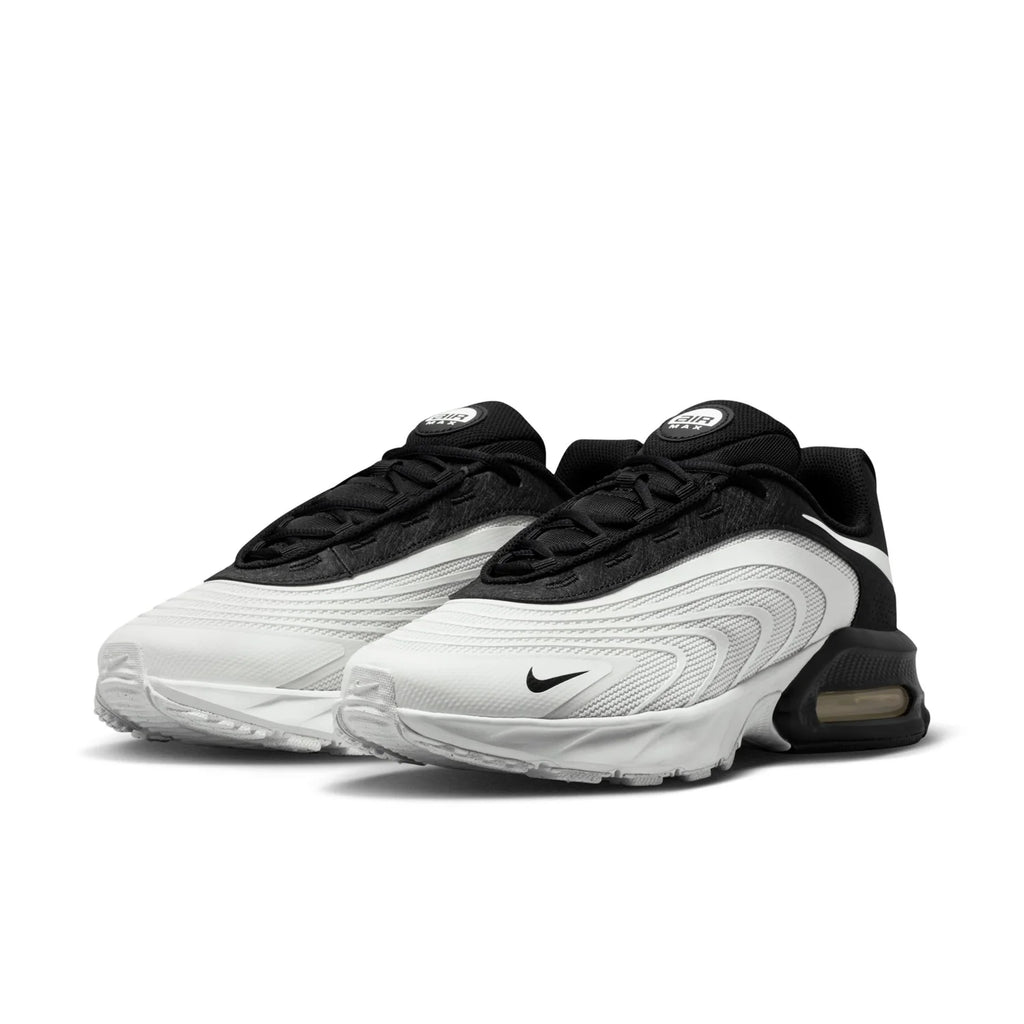 Nike Air Max Black and White Sneakers with Visible Air Heel