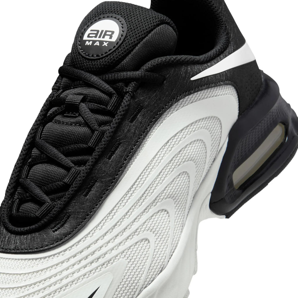 Nike Air Max Black and White Sneakers with Visible Air Heel