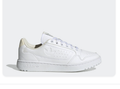 adidas Triple White Perforated Low-Top Sneakers