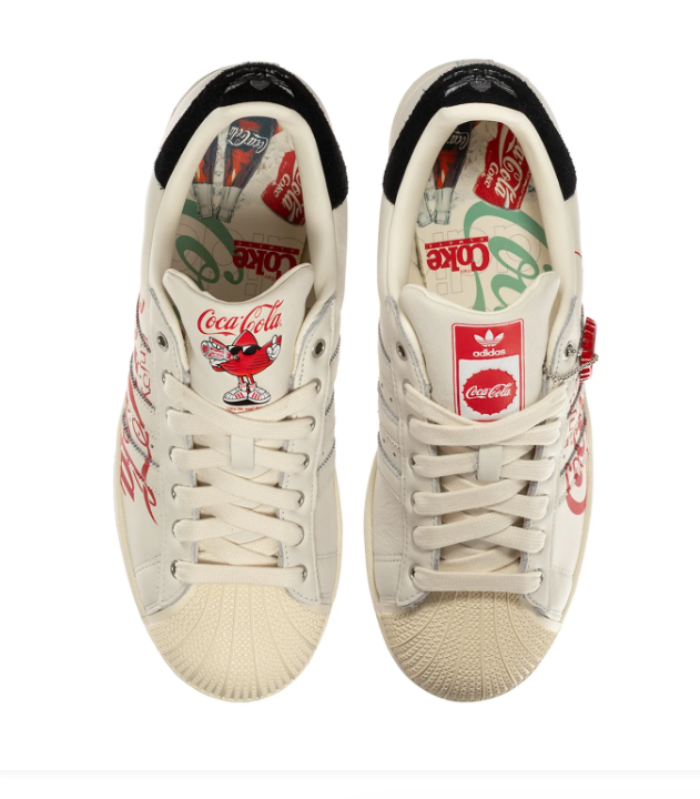 adidas Superstar x Coca-Cola Sneakers in Cream White