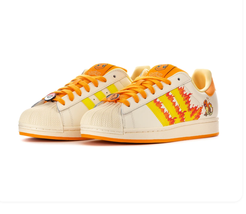 adidas Superstar x Pokémon Charmander Sneakers