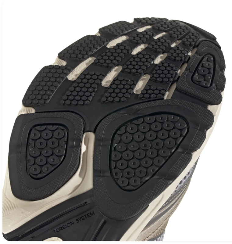 adidas Gray Sneakers with Metallic Bronze Details