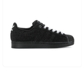 adidas Black Low-Top Sneakers with White Laces