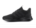 adidas Black Sneakers with Three Stripes and Textured Sole