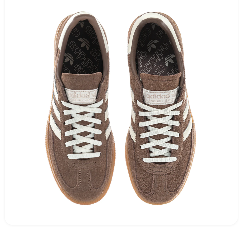 adidas Handball Spezial Brown Sneakers with Gum Sole