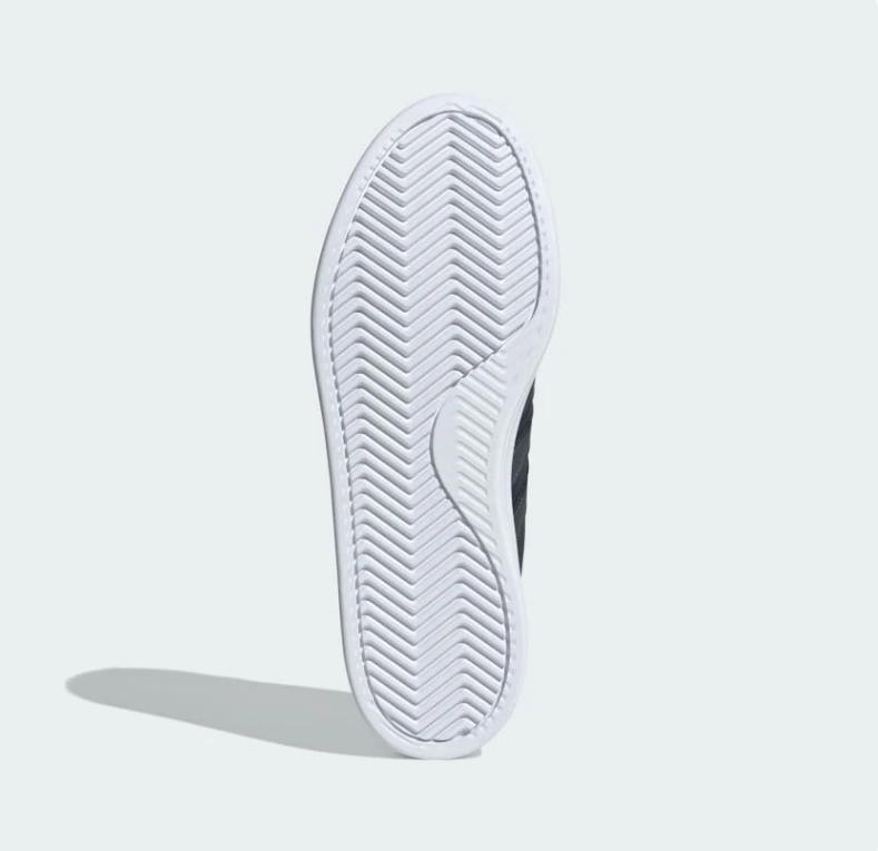 adidas Black Sneakers with White Sole and Cloudfoam Branding