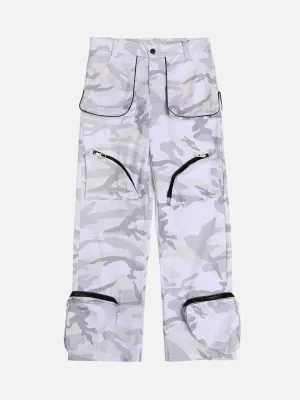 1984 Camouflage Work Pants With Three-dimensional Pockets