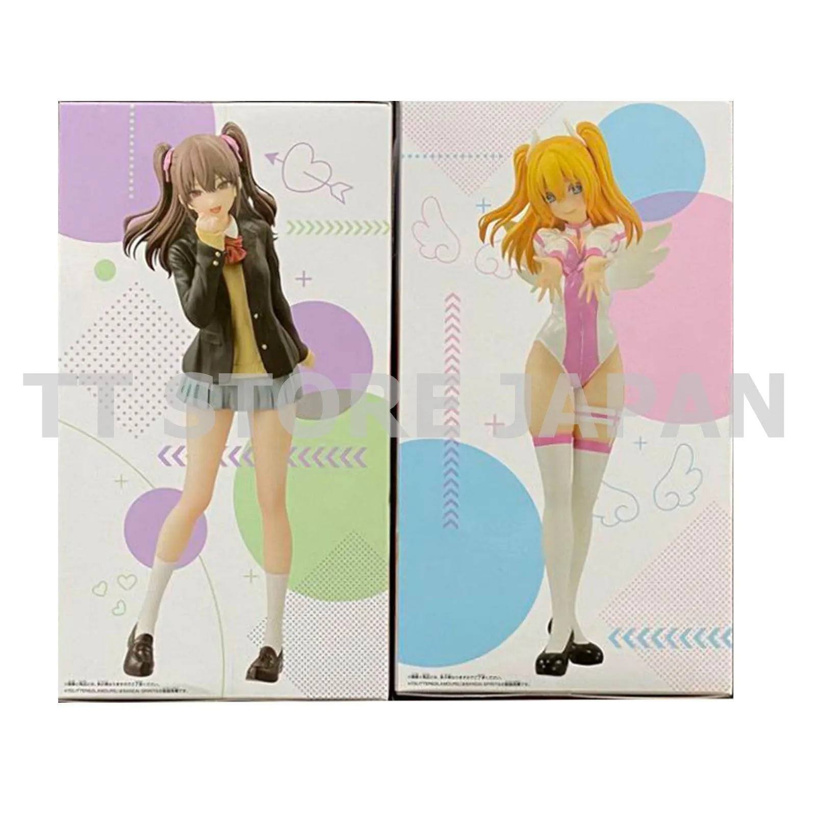 2.5 Dimensional Seduction Figure Mikari Tachibana Ririsa Set GLITTER & GLAMOURS